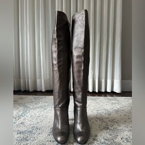 NEW Stuart Weitzman Over The Knee Leather 6M